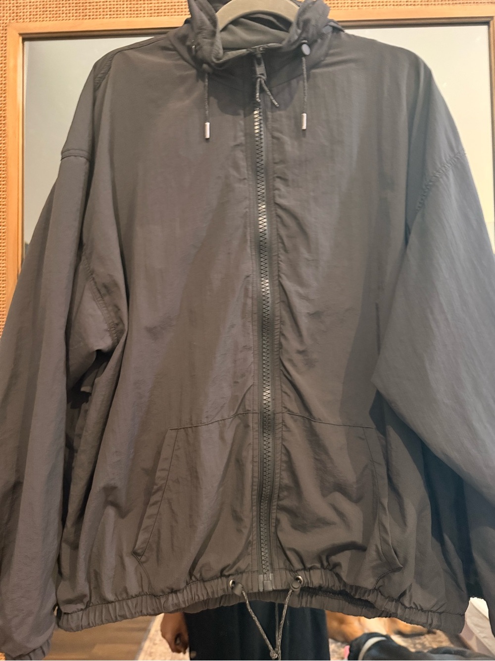 Joah Brown Classic Windbreaker Jacket Jet Medium - Picture 7 of 15